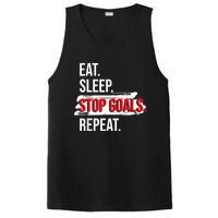 Eat Sleep Stop Goals Repeat Field Hockey Player Hockey Fan PosiCharge Competitor Tank