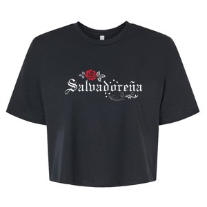 El Salvador SalvadoreñA Bella+Canvas Jersey Crop Tee