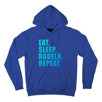 Eat Sleep Ski Repeat Snow Alpin Winter Funny Gift Hoodie