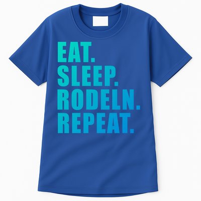 Eat Sleep Ski Repeat Snow Alpin Winter Funny Gift Tall T-Shirt