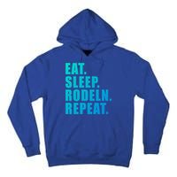 Eat Sleep Ski Repeat Snow Alpin Winter Funny Gift Tall Hoodie