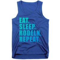 Eat Sleep Ski Repeat Snow Alpin Winter Funny Gift Tank Top