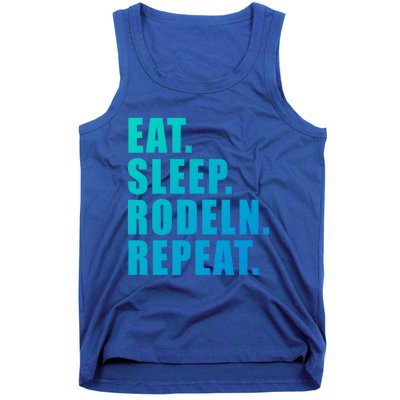 Eat Sleep Ski Repeat Snow Alpin Winter Funny Gift Tank Top