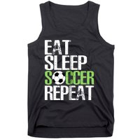 Eat Sleep Soccer Repeat Cool Sport Player Gift Tank Top