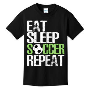 Eat Sleep Soccer Repeat Cool Sport Player Gift Kids T-Shirt