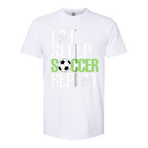 Eat Sleep Soccer Repeat Cool Sport Player Gift Softstyle CVC T-Shirt