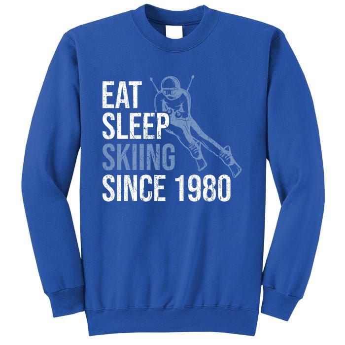 Eat Sleep Skiing Repeat Skier Sport Winter Addiction Ski Cool Gift Sweatshirt