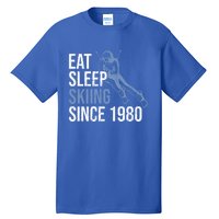 Eat Sleep Skiing Repeat Skier Sport Winter Addiction Ski Cool Gift Tall T-Shirt