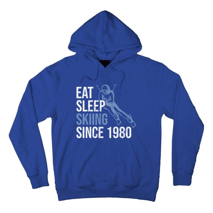 Eat Sleep Skiing Repeat Skier Sport Winter Addiction Ski Cool Gift Tall Hoodie