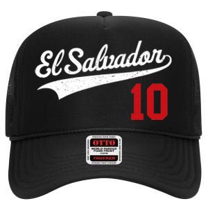 El Salvador Soccer Jersey Camiseta Baseball Beisbol High Crown Mesh Back Trucker Hat