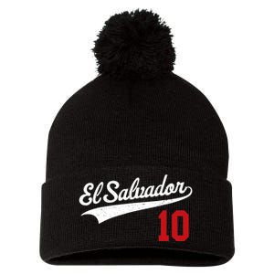 El Salvador Soccer Jersey Camiseta Baseball Beisbol Pom Pom 12in Knit Beanie