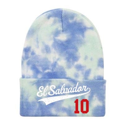 El Salvador Soccer Jersey Camiseta Baseball Beisbol Tie Dye 12in Knit Beanie