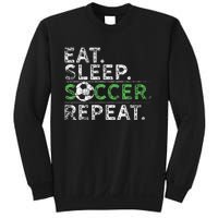 Eat Sleep Soccer Repeat Soccer Player Coach Sweatshirt