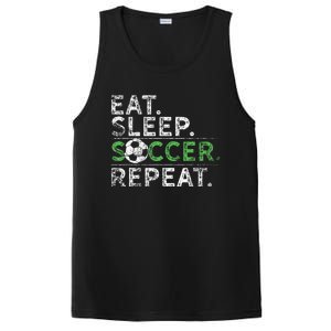 Eat Sleep Soccer Repeat Soccer Player Coach PosiCharge Competitor Tank