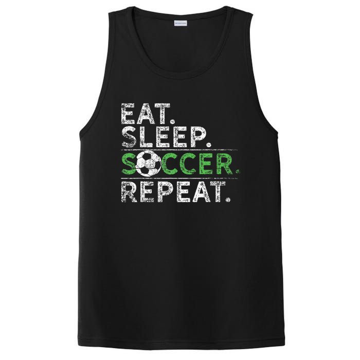 Eat Sleep Soccer Repeat Soccer Player Coach PosiCharge Competitor Tank