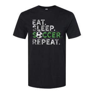 Eat Sleep Soccer Repeat Soccer Player Coach Softstyle CVC T-Shirt