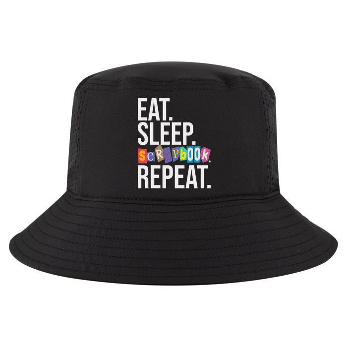 Eat Sleep Scrapbook Repeat Scrapbooker Scrapbooking Lover Cool Comfort Performance Bucket Hat
