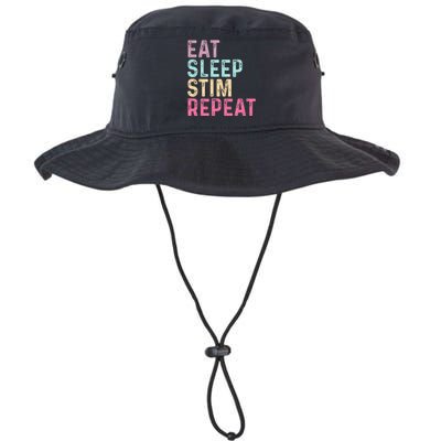 Eat Sleep Stim Repeat Autism Awareness Legacy Cool Fit Booney Bucket Hat