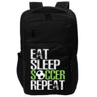 Eat Sleep Soccer Repeat Cool Sport Player Gift Impact Tech Backpack