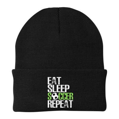 Eat Sleep Soccer Repeat Cool Sport Player Gift Beanie