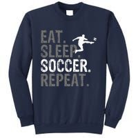 Eat Sleep Soccer Repeat vintage Soccer players Sweatshirt