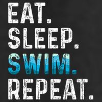 Eat Sleep Swim Repeat Funny Swimmer Swimming Player Graphic Gift 11oz C Handle Ceramic Mug