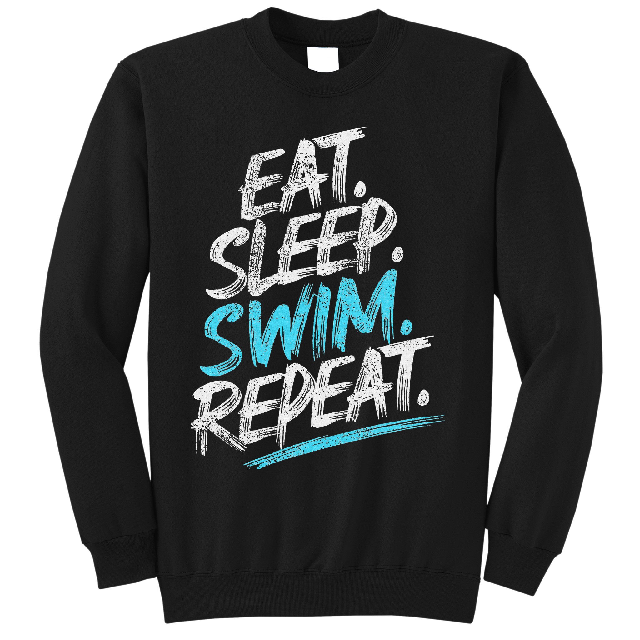 Eat Sleep Swim Repeat Swimming Sweatshirt