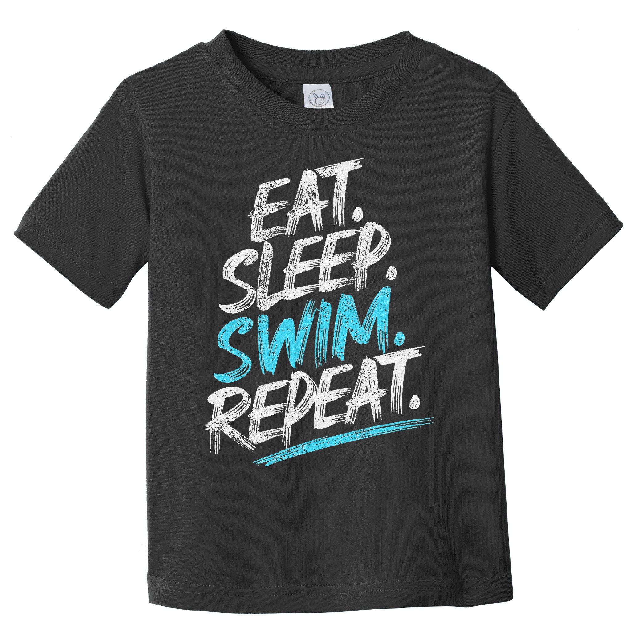 Eat Sleep Swim Repeat Swimming Toddler T-Shirt