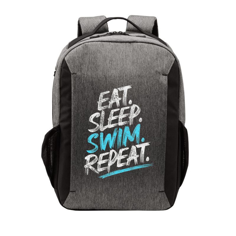 Eat Sleep Swim Repeat Swimming Vector Backpack