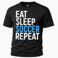 Eat Sleep Soccer Repeat Cooling Performance Crew T-Shirt