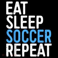 Eat Sleep Soccer Repeat 16 in Basic Backpack