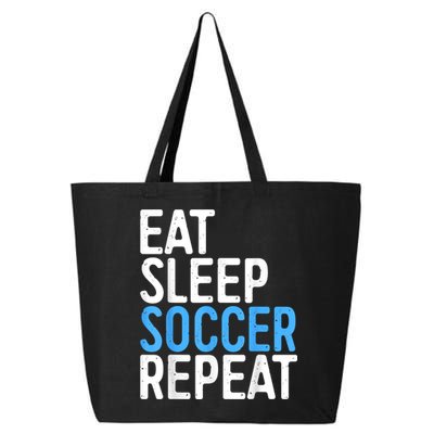 Eat Sleep Soccer Repeat 25L Jumbo Tote