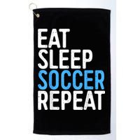 Eat Sleep Soccer Repeat Golf Towel