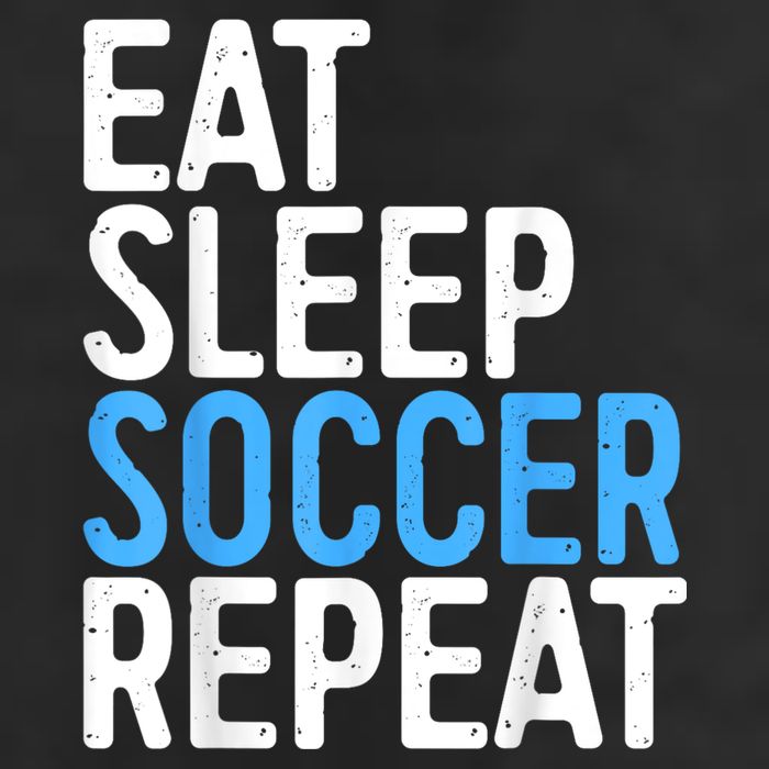 Eat Sleep Soccer Repeat Golf Towel