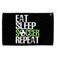 Eat Sleep Soccer Repeat Shirts Cool Sport Player Gift Grommeted Golf Towel