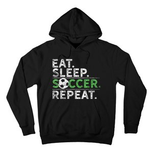 Eat Sleep Soccer Repeat Shirts Soccer Player Coach Boy Hoodie