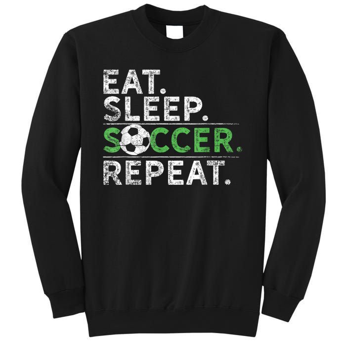 Eat Sleep Soccer Repeat Shirts Soccer Player Coach Boy Sweatshirt