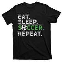 Eat Sleep Soccer Repeat Shirts Soccer Player Coach Boy T-Shirt