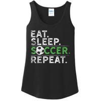 Eat Sleep Soccer Repeat Shirts Soccer Player Coach Boy Ladies Essential Tank