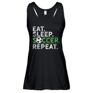 Eat Sleep Soccer Repeat Shirts Soccer Player Coach Boy Ladies Essential Flowy Tank