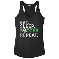 Eat Sleep Soccer Repeat Shirts Soccer Player Coach Boy Ladies PosiCharge Competitor Racerback Tank