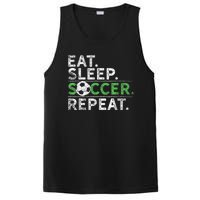 Eat Sleep Soccer Repeat Shirts Soccer Player Coach Boy PosiCharge Competitor Tank