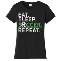 Eat Sleep Soccer Repeat Shirts Soccer Player Coach Boy Women's T-Shirt