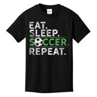 Eat Sleep Soccer Repeat Shirts Soccer Player Coach Boy Kids T-Shirt