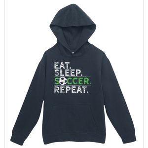 Eat Sleep Soccer Repeat Shirts Soccer Player Coach Boy Urban Pullover Hoodie