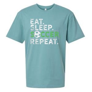 Eat Sleep Soccer Repeat Shirts Soccer Player Coach Boy Sueded Cloud Jersey T-Shirt