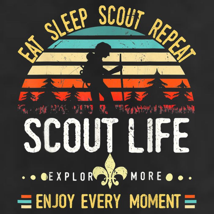 Eat Sleep Scout Repeat Vintage Scouting Scout Life Beanie