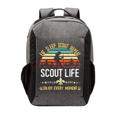 Eat Sleep Scout Repeat Vintage Scouting Scout Life Vector Backpack