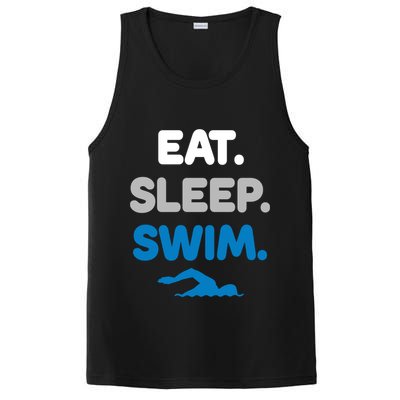 Eat Sleep Swim Swimming Sports Swimmer Athlete Gift PosiCharge Competitor Tank