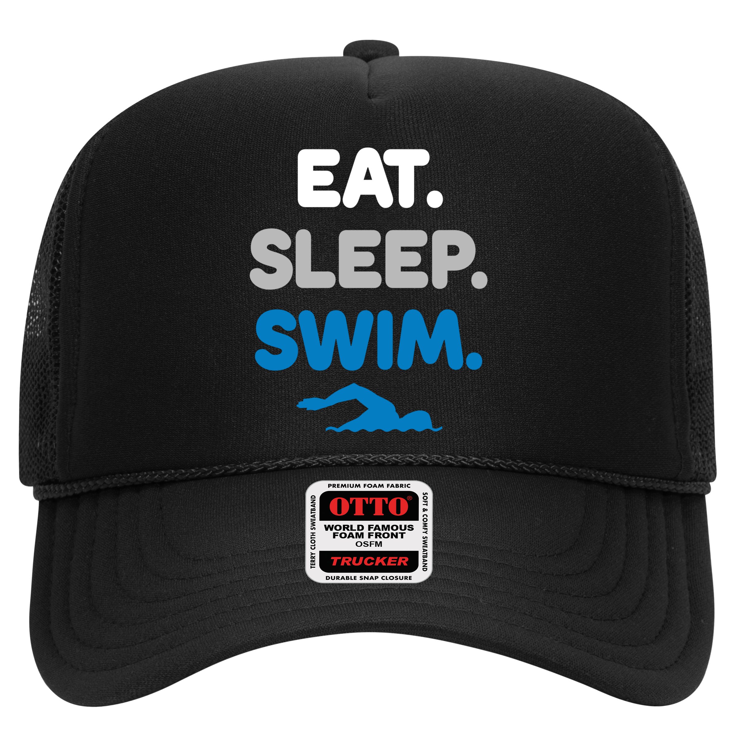Eat Sleep Swim Swimming Sports Swimmer Athlete Gift Hat